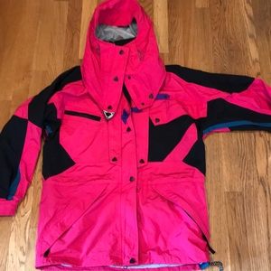 Vintage Helly Hansen ski shell size extra small in hot pink